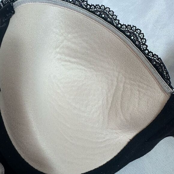 Victoria’s Secret dream angels black lace push up bra size 34DD - Picture 8 of 12